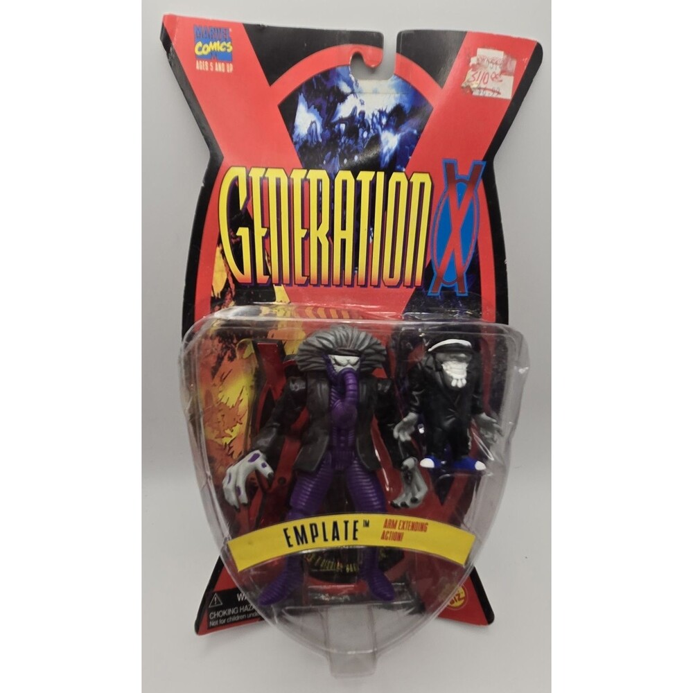 Marvel Comics Generation X Emplate Action Figure Arm Extending Action w/ DOA